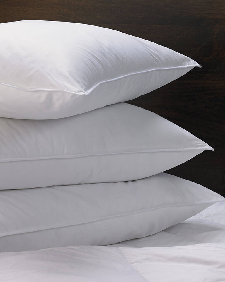Stacked set of W Hotels pillows