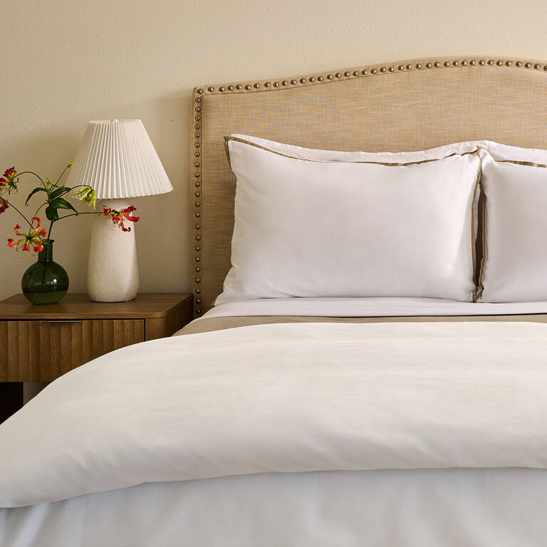 Westin Heavenly Bed mattress and bedding in home bedroom