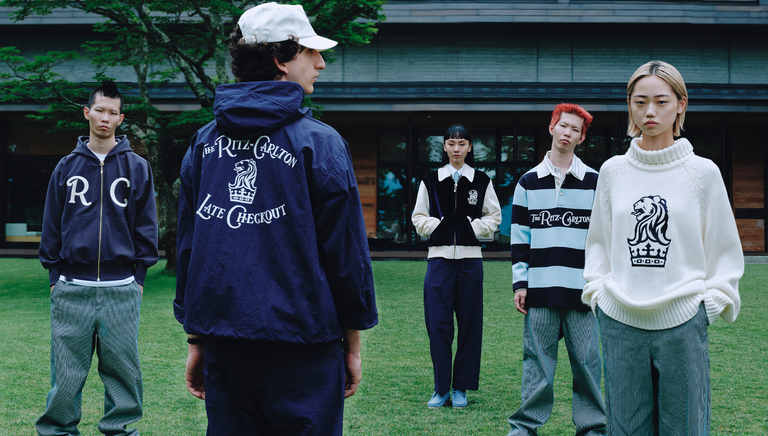 Group of people wearing various The Ritz-Carlton x Late Checkout: Chapter II apparel