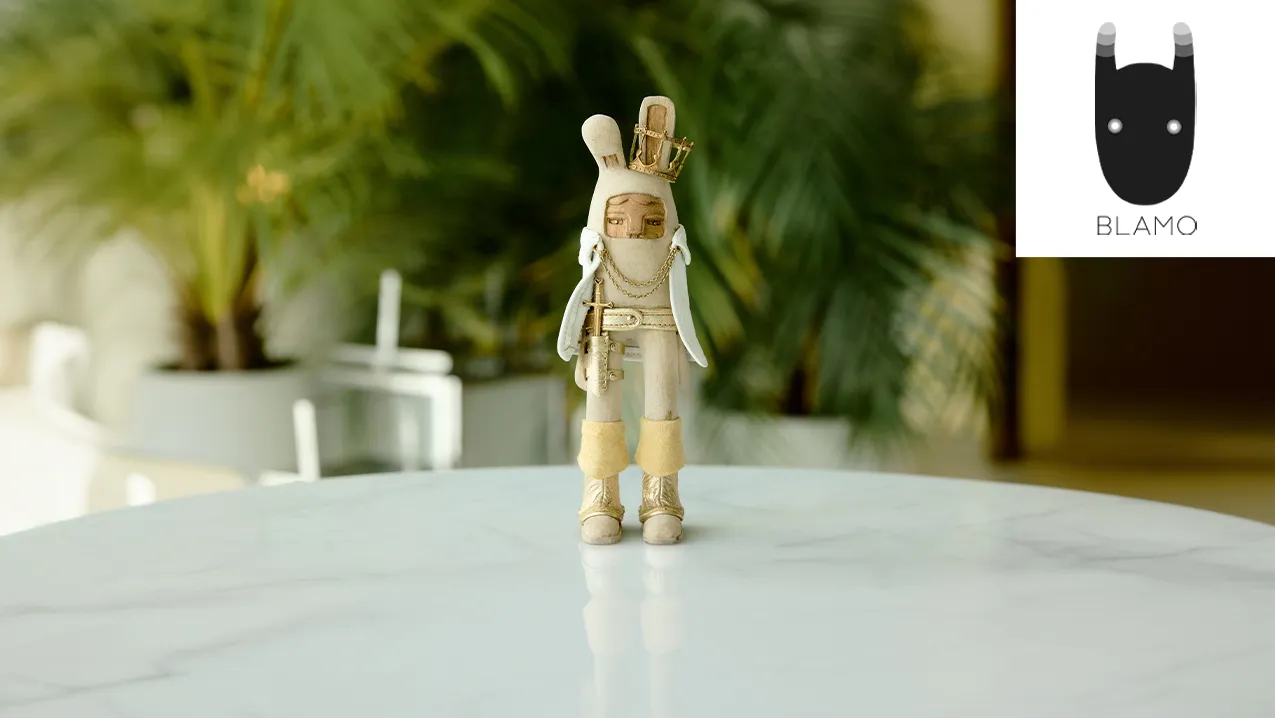 Limited EDITION collab Miami Queen gold figurine