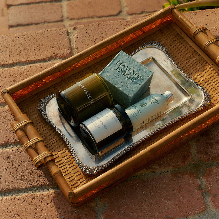 JW Marriott x Flamingo Estate fragrance collaboration products