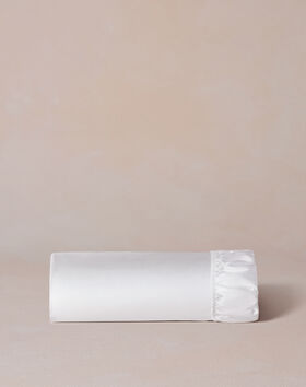 White Cotton Fitted Sheet thumbnail number 0