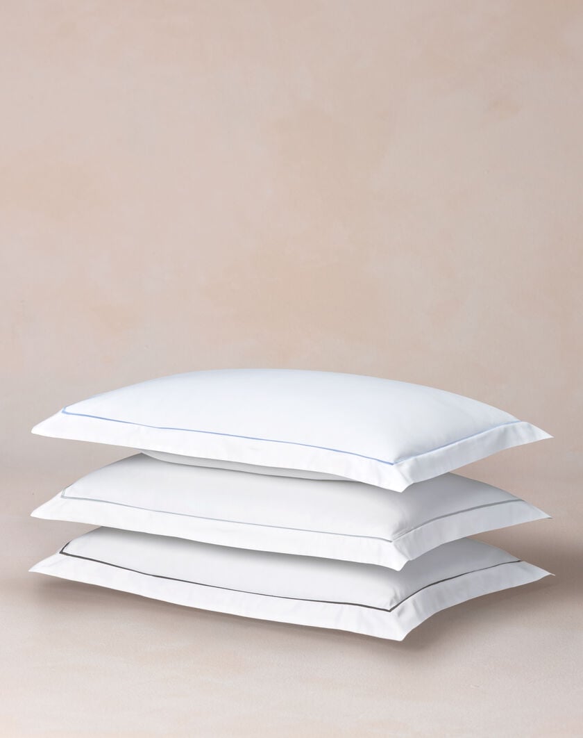 Hotel Stripe Pillow Shams thumbnail number 1