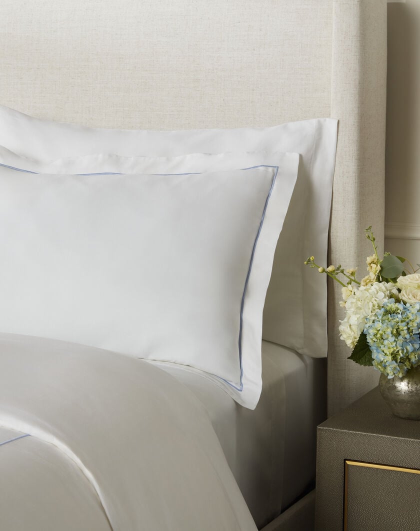 Hotel Stripe Pillow Shams thumbnail number 2