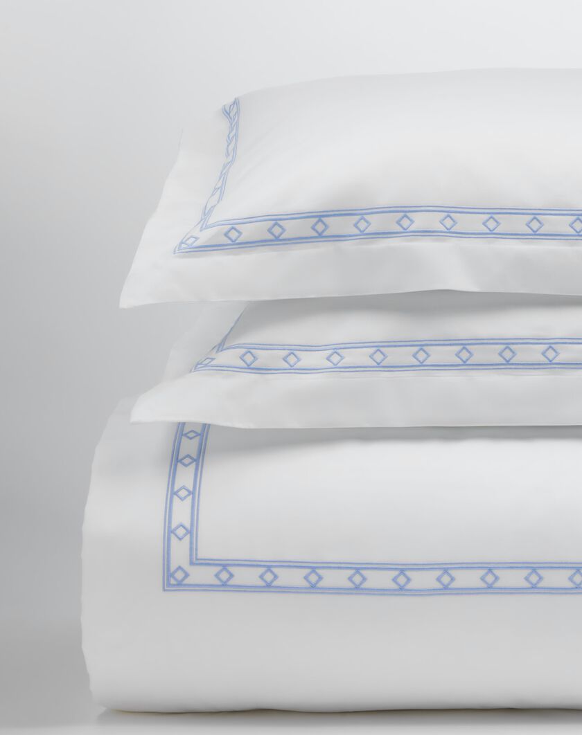 Diamond Border Duvet Cover & Shams Set thumbnail number 1