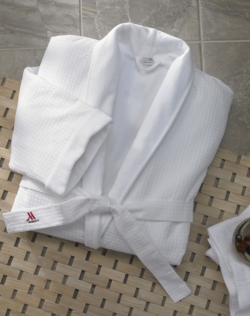 Waffle Shawl Collar Robe thumbnail number 1