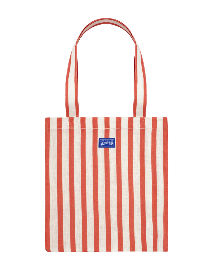 Linen Tote Bag - Family Stripes thumbnail number 0