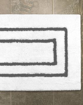 Grey Frame Bath Rug thumbnail number 1