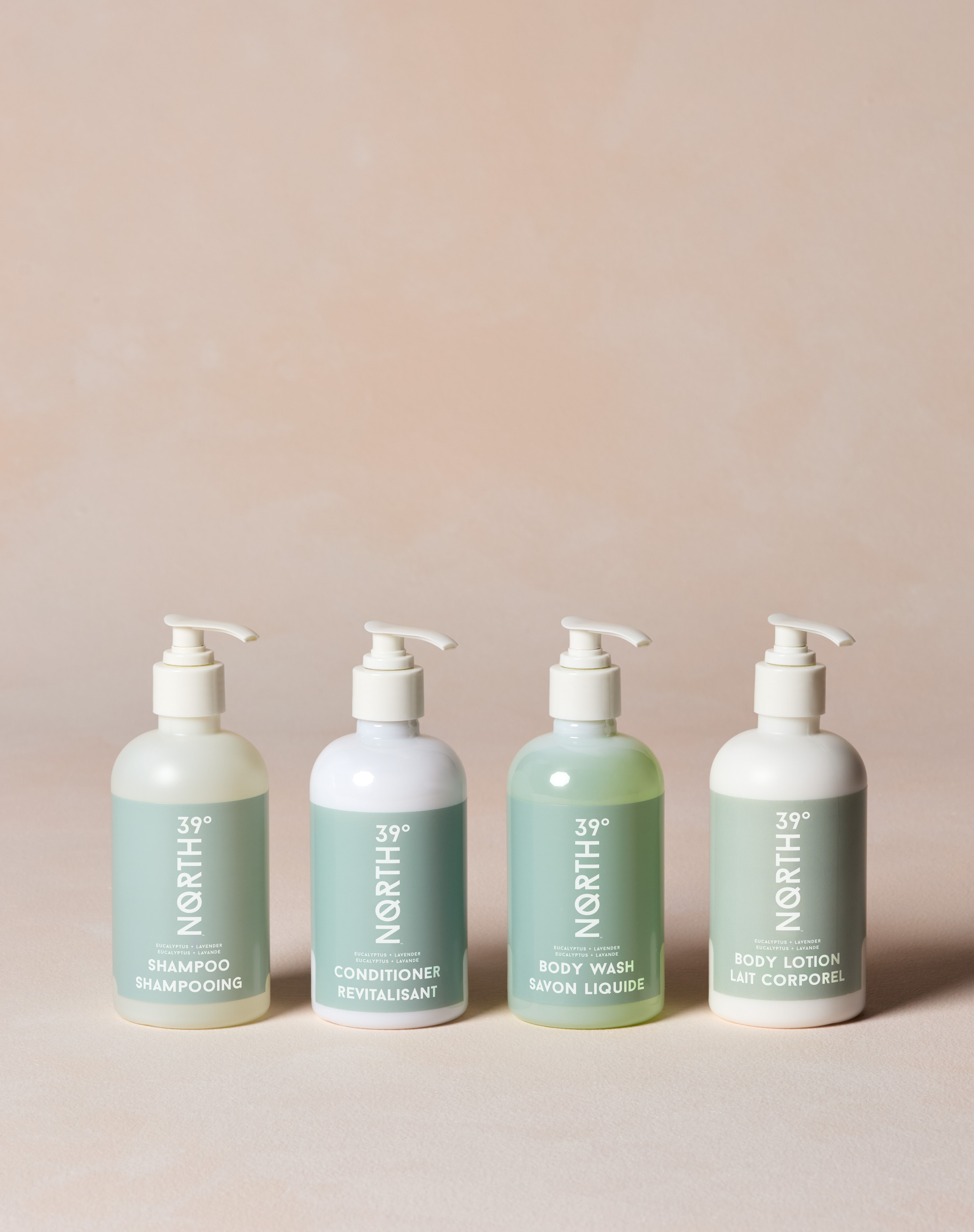 Caring Lotion & Milk セット 39° North Hair & Body Care Set by Courtyard